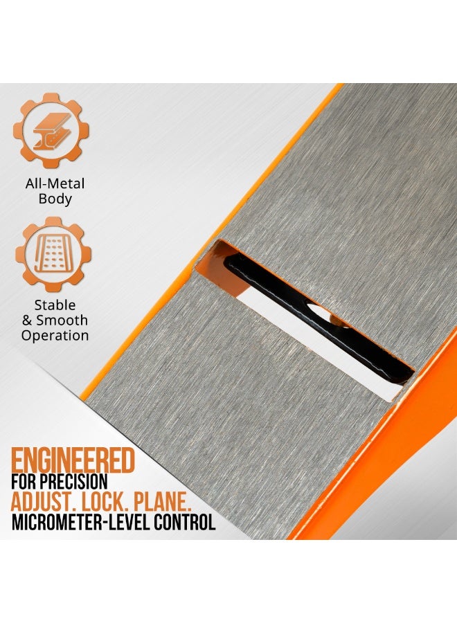 KSEIBI Adjustable Bench Plane/ Plastic Handle, To Smooth the Surface of a Wooden Workpiece, Flattening Boards, Trimming and Fitting, Shaping and Contouring, Suitable for Woodworking and Craftsmanship. - Image 3